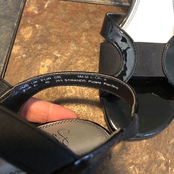 Life Stride Soft System Strands black, women’s size 8.5 Wide - Picture 5 of 11